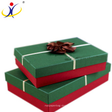 Accesorios de lujo de la bufanda del cartón cajas de embalaje de la caja de regalo para el día de fiesta de la Navidad